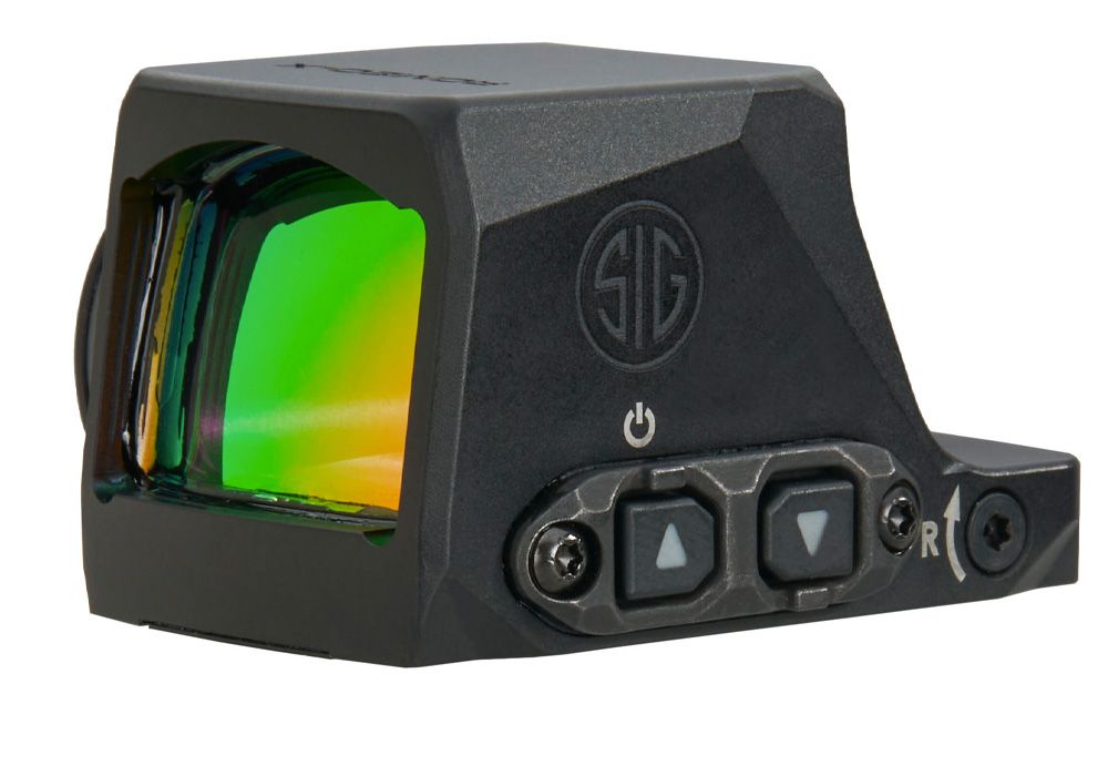 SIG SAUER ELECTRO-OPTICS SORX1470 ROMEO-X ENCLOSED COMPACT BLACK 1X24MM ILLUMINATED GREEN CIRCLE W/DOT RETICLE RX FOOTPRINT MOUNT