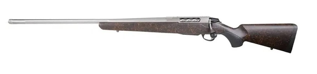 TIKKA JRTXRBS47124 T3X ROUGHTECH 7MM PRC 3+1 24.30" STAINLESS FLUTED THREADED BARREL, STAINLESS STEEL DRILLED & TAPPED RECEIVER, EMBER ROUGHTECH SYNTHETIC STOCK, LEFT HAND