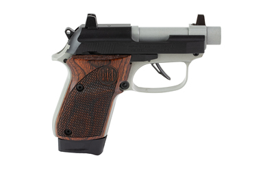 BERETTA USA J30X32R8M1 30X GET HOME BAG MICRO-COMPACT FRAME 32 ACP 8+1 2.90" INOX BARREL, BLACK CARBON STEEL SERRATED SLIDE, INOX ALUMINUM FRAME, TEXTURED WOOD GRIP