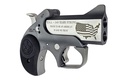 BOND ARMS BA30TH-45LC/410 30TH XL  45 COLT (LONG COLT)/410 GAUGE 2 SHOT 3" ENGRAVED MATTE STAINLESS STEEL BARREL, ROUGH MATTE STAINLESS STEEL FRAME, BLACK NYLON GRIPS