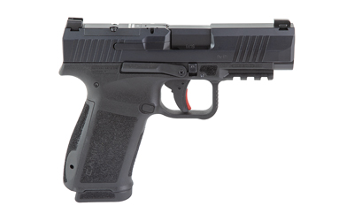 CANIK HG7885CA-N METE MC9LS *CA COMPLIANT 9MM LUGER 10+1 3.63" BLACK STEEL BARREL, BLACK NITRIDE STEEL SERRATED SLIDE, BLACK POLYMER FRAME W/PICATINNY RAIL, INTERCHANGEABLE BACKSTRAP GRIP