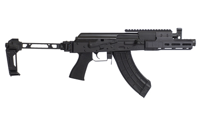 CENTURY ARMS HG8007N DRACO TACTICAL 7.62X39MM 30+1 7.50" BLACK BARREL W/LINEAR COMPENSATOR, M-LOK HANDGUARD, BLACK RECEIVER W/PICATINNY RAIL, BLACK SB BI-FOLDING PISTOL BRACE