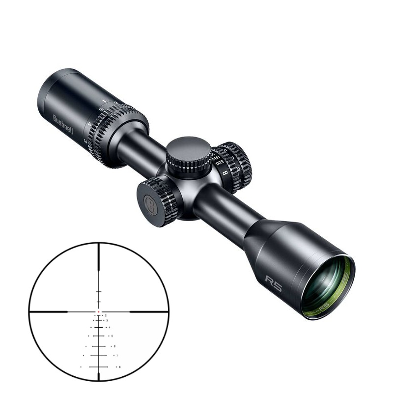 BUSHNELL R5-3940S25 R5  BLACK 3-9X 40MM 1" TUBE ILLUMINATED DOA-LRH800 RETICLE