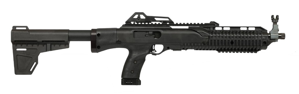 HI-POINT 4595PBRACE 4595P  45 ACP 9+1 14.95" BLACK THREADED BARREL, BLACK POWDERCOAT POLYMER RECEIVER W/PICATINNY RAIL, PICATINNY RAIL FOREND, BLACK PISTOL BRACE, BLACK PLASTIC GRIP