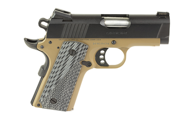 COLT MFG O7800XEFDE DEFENDER  45 ACP 7+1 3" BLACK CARBON STEEL SERRATED SLIDE, FLAT DARK EARTH ALUMINUM FRAME W/BEAVERTAIL, G10 GRIP