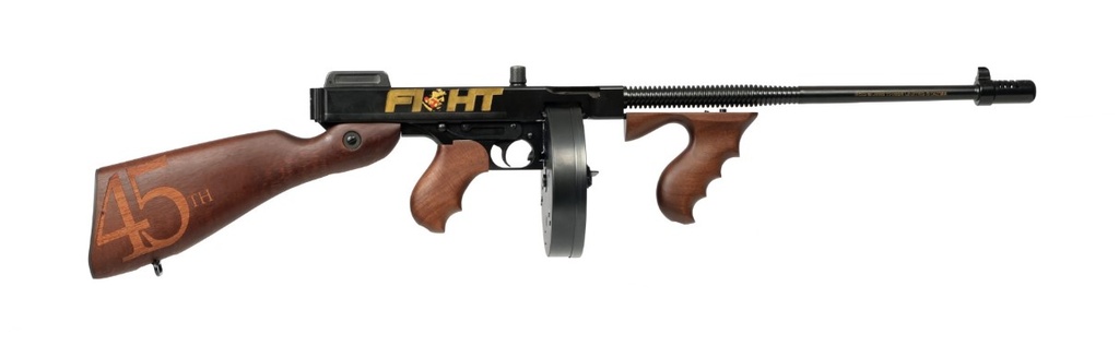 THOMPSON T150DC9 1927A-1 TRUMP FIGHT .45 CAL 50+1 18" FINNED BARREL, ALUMINUM RECEIVER, FIXED STOCK