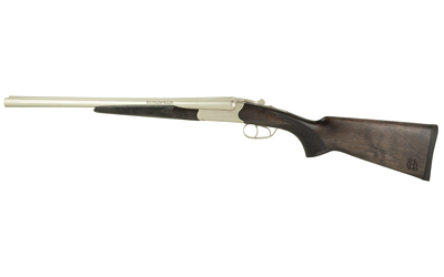 HERITAGE MFG BL2018NI BADLANDER  20 GAUGE BREAK OPEN 2RD 18.50" NICKEL SIDE BY SIDE BARREL & RECEIVER, FIXED TURKISH WALNUT WOOD STOCK