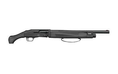 MOSSBERG 83002 990 AFTERSHOCK 12 GAUGE SEMI-AUTO 3" 5+1 18.50" MATTE BLUED BARREL, STRAPPED W/M-LOK FOREND, MATTE BLUED RECEIVER, BLACK SYNTHETIC AFTERSHOCK GRIP, AMBIDEXTROUS
