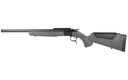 CVA CR4444 SCOUT  44 MAG 1RD 20" BLUED THREADED BARREL, BLUED PICATINNY RAIL RECEIVER, STEALTH GRAY FIXED SYNTHETIC STOCK
