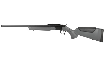 CVA CR4442 SCOUT  45-70 GOV 1RD 22" BLUED THREADED BARREL, BLUED PICATINNY RAIL RECEIVER, STEALTH GRAY FIXED SYNTHETIC STOCK