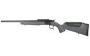 CVA CR4436 SCOUT  6.5 CREEDMOOR 1RD 20" BLUED THREADED BARREL, BLUED PICATINNY RAIL RECEIVER, STEALTH GRAY FIXED SYNTHETIC STOCK
