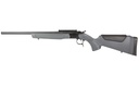 CVA CR4434 SCOUT  223 REM 1RD 20" BLUED THREADED BARREL, BLUED PICATINNY RAIL RECEIVER, FIXED STEALTH GRAY SYNTHETIC STOCK