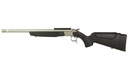 CVA CR4444S SCOUT TAKEDOWN 44 MAG 1RD 20" STAINLESS FLUTED THREADED BARREL, STAINLESS STEEL RECEIVER W/PICATINNY RAIL, ADJ COMB & LOP BLACK SYNTHETIC STOCK