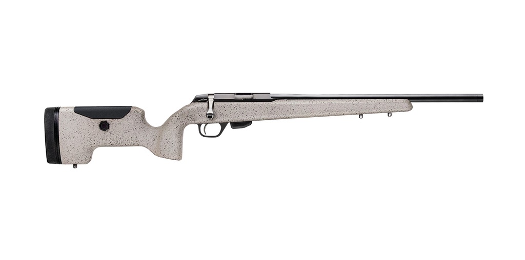 TIKKA JRT1XU309 T1X UPR 17 HMR 10+1 20" BLACK THREADED BARREL, BLACK DRILLED & TAPPED STEEL RECEIVER, DESERT SAND TEXTURED FIXED CARBON FIBER/FIBERGLASS STOCK, RIGHT HAND
