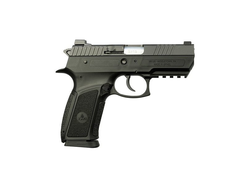 IWI US J941PSL910-II JERICHO 941 ENHANCED 9MM LUGER CALIBER WITH 3.80" BARREL, 10+1 CAPACITY, OVERALL BLACK FINISH, PICATINNY RAIL FRAME, SERRATED STEEL SLIDE & POLYMER GRIP