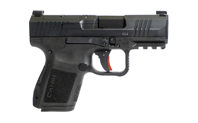 CANIK HG7651CAN METE MC9 *CA COMPLIANT MICRO-COMPACT FRAME 9MM LUGER 10+1 3.18" STEEL BARREL, BLACK CERAKOTE OPTIC READY/SERRATED STEEL SLIDE, BLACK POLYMER FRAME W/PICATINNY RAIL, TEXTURED GRIP