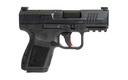 CANIK HG7651CAN METE MC9 *CA COMPLIANT MICRO-COMPACT FRAME 9MM LUGER 10+1 3.18" STEEL BARREL, BLACK CERAKOTE OPTIC READY/SERRATED STEEL SLIDE, BLACK POLYMER FRAME W/PICATINNY RAIL, TEXTURED GRIP
