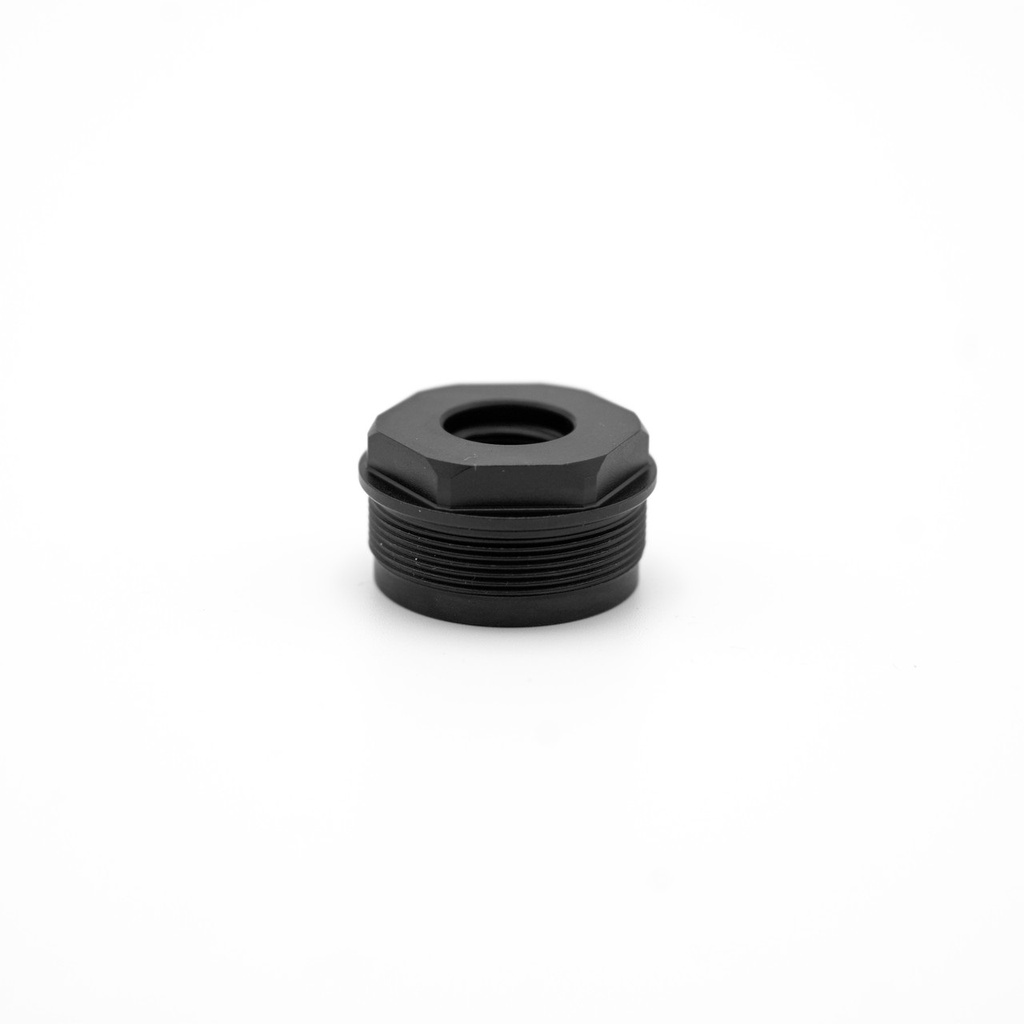 HUXWRX 1984 DIRECT THREAD ADAPTER  FITS 5/8"X24 STEEL BLACK NITRIDE