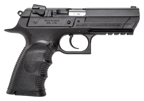 MAGNUM RESEARCH BE99153RL BABY EAGLE III  9MM 15+1 4.43" BLACK OXIDE CARBON STEEL SLIDE BLACK TEXTURED