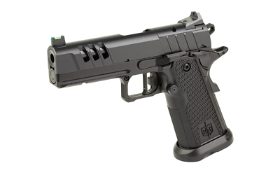 MAC 12500014 9 DS 9MM LUGER 17+1 4.25" BLACK QPQ BULL BARREL, QPQ TENIFER CERAKOTE OPTIC CUT/SERRATED STEEL SLIDE, QPQ TENIFER CERAKOTE STEEL FRAME W/ACCESSORY RAIL & BEAVERTAIL, RMR FOOTPRINT