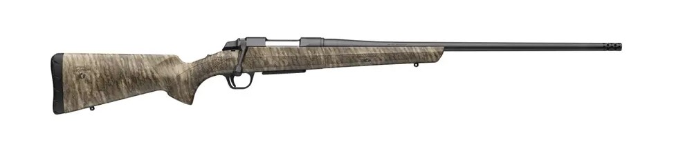 BROWNING 035841226 AB3  30-06 SPRINGFIELD 4+1 22" MATTE BLUED THREADED SPORTER BARREL, MATTE BLUED DRILLED & TAPPED STEEL RECEIVER, FIXED W/TEXTURED GRIP PANELS MOSSY OAK BOTTOMLAND COMPOSITE STOCK