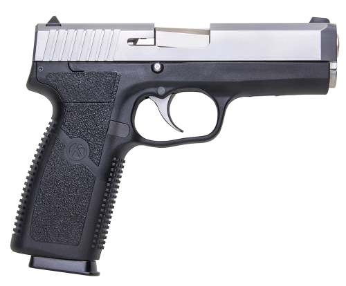 KAHR ARMS CT9093 CT9  9MM LUGER 8+1, 4" STAINLESS STEEL BARREL, MATTE SERRATED STAINLESS STEEL SLIDE, BLACK POLYMER FRAME, BLACK TEXTURED POLYMER GRIP, NO SAFETY, RIGHT HAND