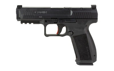 CANIK HG6826N METE SFT  9MM LUGER 10+1 4.46" BLACK NITRIDE STEEL BARREL, BLACK CERAKOTE OPTIC READY/SERRATED STEEL SLIDE, BLACK POLYMER FRAME W/PICATINNY RAIL, INTERCHANGEABLE BACKSTRAP GRIP