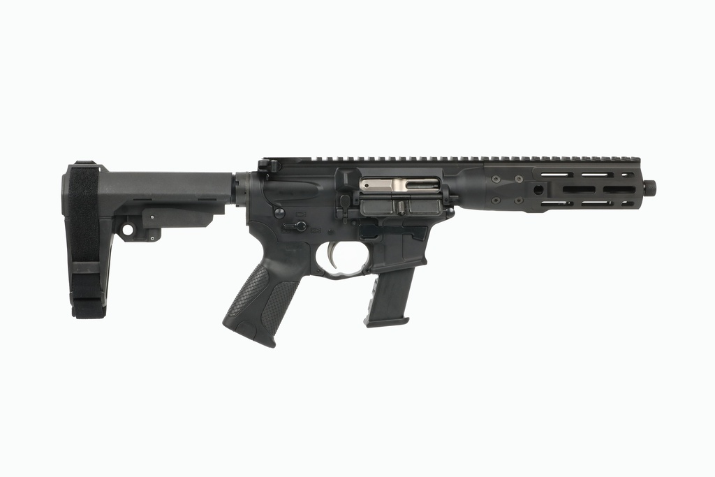 LWRC ICP9B8SBA3 IC-9  9MM LUGER 8.50" 30+1 BLACK NITRIDE THREADED BARREL, BLACK ANODIZED ALUMINUM PICATINNY RAIL RECEIVER, SB TACTICAL SBA3 BRACE, LWRC ULTRA COMBAT GRIP, AMBIDEXTROUS