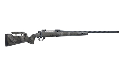 SEEKINS PRECISION 0011710233-F HAVAK PH3 6.5 PRC 20" BLACK FLUTED THREADED BARREL, BLACK PICATINNY RAIL STEEL RECEIVER, ADJ CHEEK RISER MOUNTAIN SHADOW SYNTHETIC STOCK