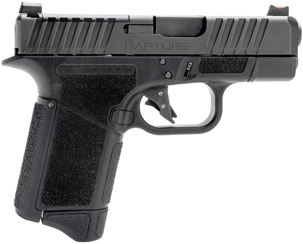 GFORCE ARMS GF932512 RAPTURE  SUB-COMPACT 9MM LUGER 12+1 3.25" BLACK STEEL BARREL, BLACK OPTIC CUT/SERRATED SLIDE, POLYMER FRAME, BLACK TEXTURED GRIP
