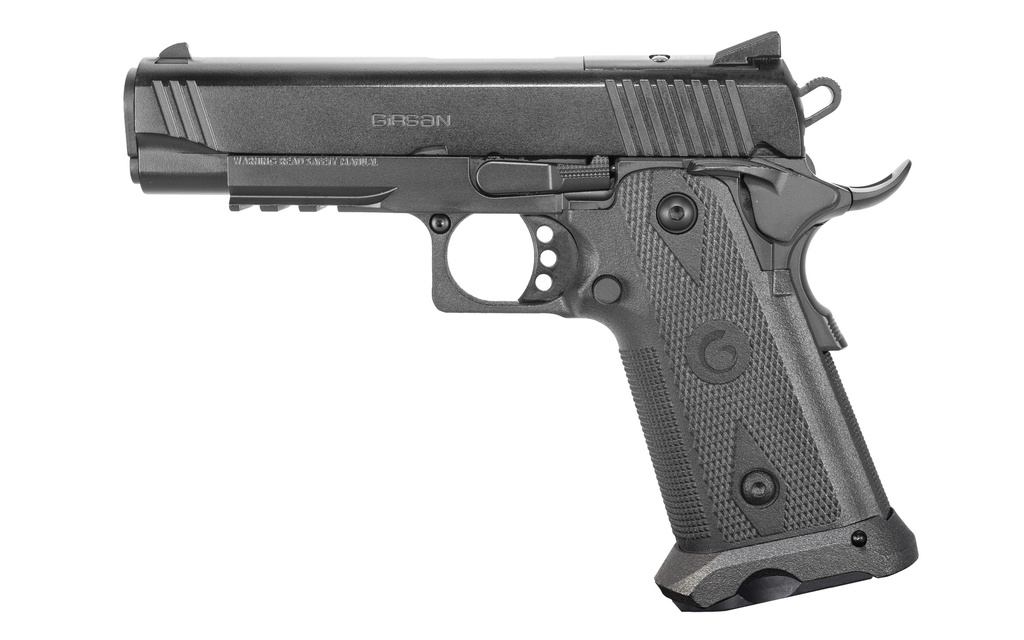 GIRSAN 395010 WITNESS2311  10MM AUTO 15+1 4.25" BLACK STEEL BARREL, BLACK OPTIC/READY SERRATED BLACK POLYMER FRAME W/BEAVERTAIL & PICATINNY RAIL, BLACK CHECKERED POLYMER GRIP, AMBIDEXTROUS