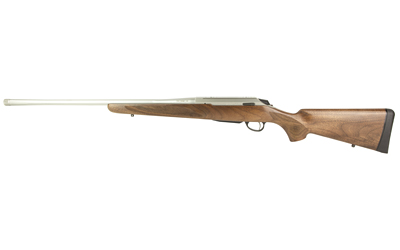 TIKKA JRTXA78222MT T3X HUNTER FULL SIZE 6.5 CREEDMOOR 3+1 22.40" MATTE STAINLESS FLUTED THREADED BARREL, MATTE DRILLED & TAPPED STAINLESS STEEL RECEIVER, FIXED OILED WALNUT WOOD STOCK, RIGHT HAND