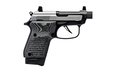 BERETTA USA J20X22R8M3 20X BOBCAT BUG OUT BAG MICRO FRAME 22 LR 8+1 2.80" BLACK THREADED TIP-UP BARREL, INOX ELS/SERRATED SLIDE, BLACK POLYMER FRAME W/BEAVERTAIL, HELICA TEXTURE GRIP