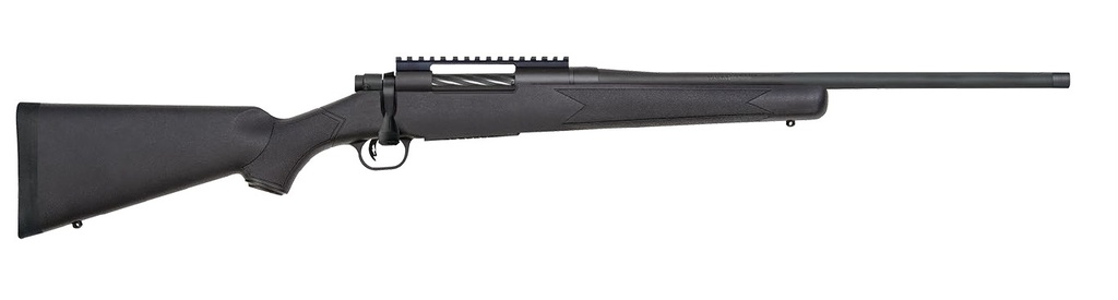 MOSSBERG 28233 PATRIOT CARBINE 6.5 PRC 5+1 20" MATTE BLUED THREADED BULL BARREL, MATTE BLUED PICATINNY RAIL RECEIVER, BLACK FIXED SYNTHETIC STOCK