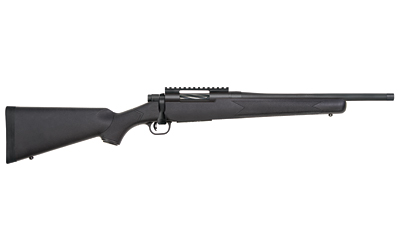 MOSSBERG 28229 PATRIOT CARBINE 308 WIN 5+1 16.25" MATTE BLUED THREADED BULL BARREL, MATTE BLUED PICATINNY RAIL RECEIVER, BLACK FIXED SYNTHETIC STOCK