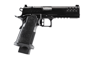 BERSA M2XIO5BBFN M2XI  9MM LUGER 22+1 5" MATCH GRADE BULL BARREL, QPQ TENIFER CERAKOTE LIGHTENING CUT/OPTIC CUT/SERRATED STEEL SLIDE & FRAME W/BEAVERTAIL & PICATINNY RAIL, BLACK POLYMER GRIP