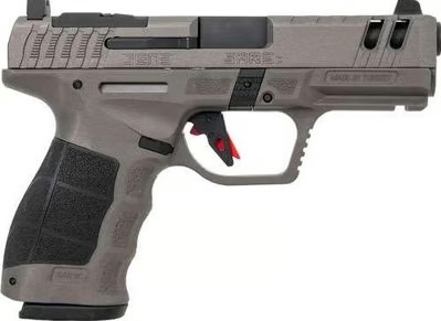 SAR USA SAR9CG3PT SAR9 C GEN3 COMPACT FRAME 9MM LUGER 15+1 4" BLACK STEEL BARREL, PLATINUM GRAY STEEL SLIDE, PLATINUM GRAY POLYMER FRAME W/PICATINNY RAIL, BLACK INTERCHANGEABLE BACKSTRAP GRIP