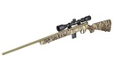 SAVAGE ARMS 96867 93 XP 17 HMR 10+1 21" COYOTE TAN CERAKOTE BUTTON-RIFLED BARREL & DRILLED & TAPPED STEEL RECEIVER, BRUSH CAMOUFLAGE FIXED SYNTHETIC STOCK, WEAVER 3-9X40MM