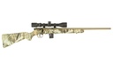 SAVAGE ARMS 90757 93 XP 22 WMR 10+1 21" COYOTE TAN CERAKOTE BUTTON-RIFLED BARREL & DRILLED & TAPPED STEEL RECEIVER, BRUSH CAMOUFLAGE FIXED SYNTHETIC STOCK, WEAVER 3-9X40MM