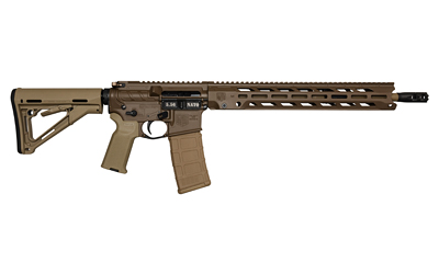 DIAMONDBACK DB1784K131 DB15  5.56 NATO 30RD 16" BLACK NITRIDE W/ FDE CERAKOTE FLAT DARK EARTH CERAKOTE 7075-T6 ALUMINUM RECEIVER FLAT DARK EARTH MAGPUL MOE K2 FDE GRIP
