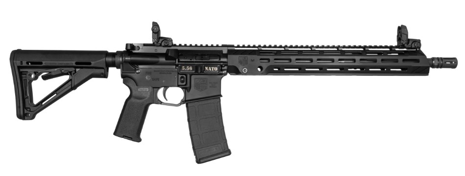 DIAMONDBACK DB1889K001 DB15 KNIGHT'S ARMAMENT 5.56 NATO 30+1 16" PHOSPHATE CHROME LINED THREADED BARREL, BLACK ANODIZED PICATINNY RAIL ALUMINUM RECEIVER, MAGPUL CTR SYNTHETIC STOCK, MAGPUL MOE K2 GRIP