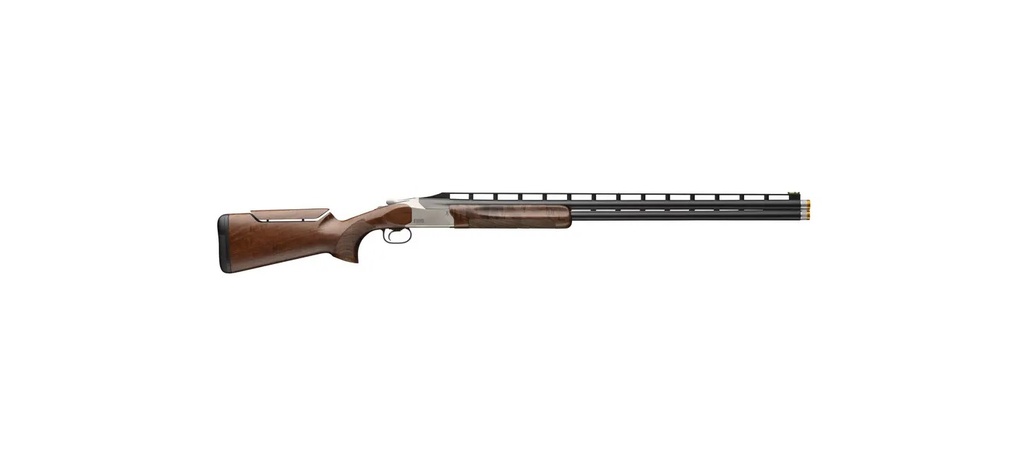 BROWNING 0183254003 CITORI 825 TRAP 12 GAUGE BREAK OPEN 2.75" 2RD 30" POLISHED BLUED OVER/UNDER VENT RIB BARREL, SILVER NITRIDE STAINLESS STEEL RECEIVER, ADJUSTABLE COMB WALNUT STOCK