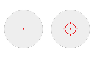 RITON OPTICS 1TARD24 1 TACTIX ARD  BLACK 1X 22MM 2MOA DOT/30MOA CIRCLE W/ 2MOA DOT RETICLE
