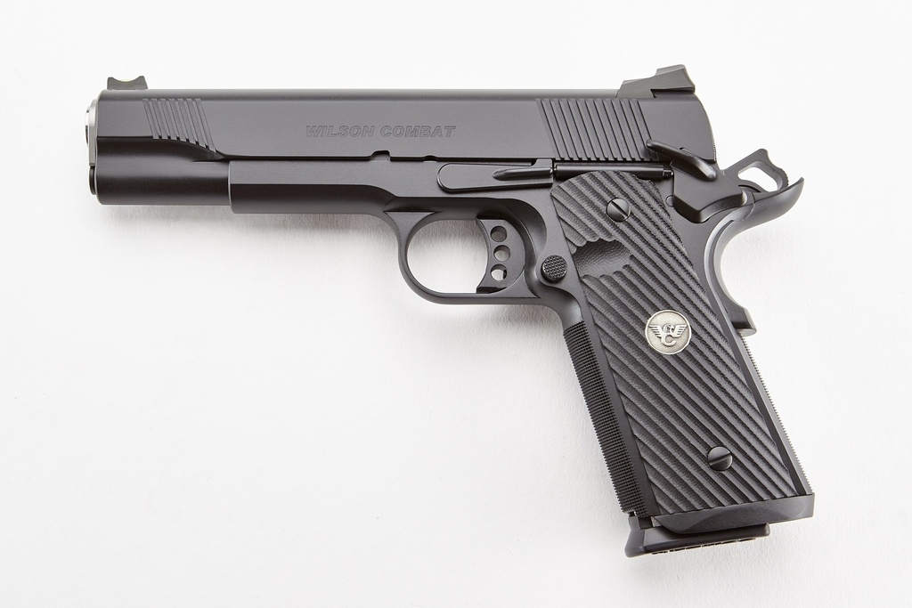 WILSON COMBAT CQBEFS-5 CQB ELITE 45 ACP 8+1 5" BLACK ARMOR STAINLESS STEEL G10 GRIP