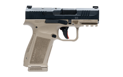 CANIK HG7882BDN METE MC9L SUB-COMPACT FRAME 9MM LUGER 17+1 3.18" BLACK STEEL BARREL, BLACK NITRIDE SERRATED STEEL SLIDE, FLAT DARK EARTH POLYMER FRAME W/PICATINNY RAIL, INTERCHANGEABLE BACKSTRAP GRIP