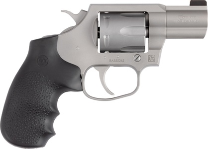 COLT MFG KCOBRASM2BBS KING COBRA  SMALL 357 MAG 6 SHOT 2" MATTE STAINLESS STEEL BARREL, CYLINDER FRAME, BLACK HOGUE OVERMOLDED GRIPS, EXPOSED HAMMER