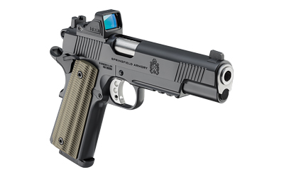 SPRINGFIELD ARMORY PO9229AOS 1911 OPERATOR 9MM 8+1 5" BLACK CERAKOTE OPTIC READY CARBON STEEL SLIDE BLACK CERAKOTE VZ G10 GRIP