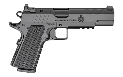 SPRINGFIELD ARMORY PX9230LAOS 1911 EMISSARY 45 ACP 8+1 5" STAINLESS STEEL BARREL OPTIC READY BLACK CARBON STEEL SLIDE VZ GRIPS THIN-LINE G10 GRIP