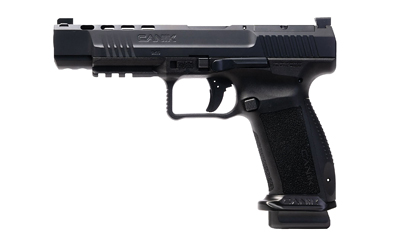 CANIK HG6825N METE SFX  9MM LUGER 10+1 5.20" BLACK NITRIDE MATCH GRADE BARREL, BLACK OPTIC READY/SERRATED STEEL SLIDE, BLACK POLYMER FRAME W/PICATINNY RAIL, AGGRESSIVE TEXTURE GRIP