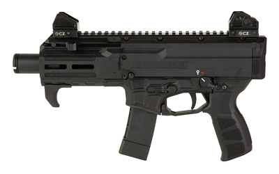 CZ-USA 91430 SCORPION 3+ MICRO 9MM LUGER 20+1 4.20" BLACK POLYCOAT THREADED BARREL, M-LOK HANDGUARD, PICATINNY RAIL RECEIVER, BLACK POLYMER FRAME, BLACK POLYMER GRIP, AMBIDEXTROUS